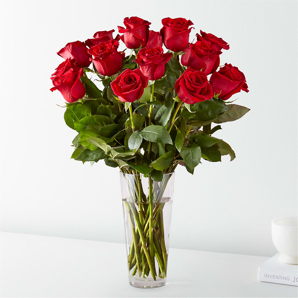 Long Stem Red Rose Bouquet – Willow Blooms Floral, Marlin TX