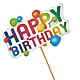 Happy Birthday Pick – Willow Blooms Floral, Marlin TX