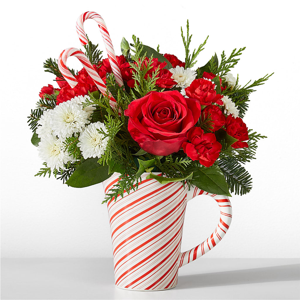 Peppermint Swirl Mug – Willow Blooms Floral, Marlin TX