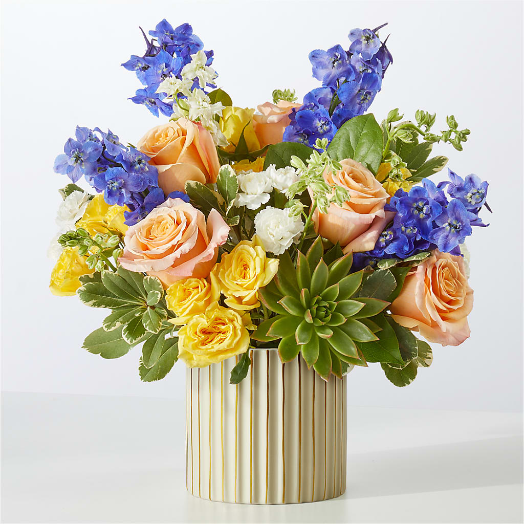 Cobalt Reverie Bouquet – Willow Blooms Floral, Marlin TX