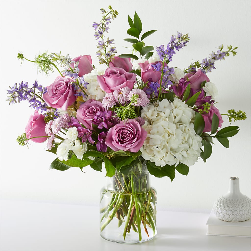 Violet Caress Bouquet – Willow Blooms Floral, Marlin TX