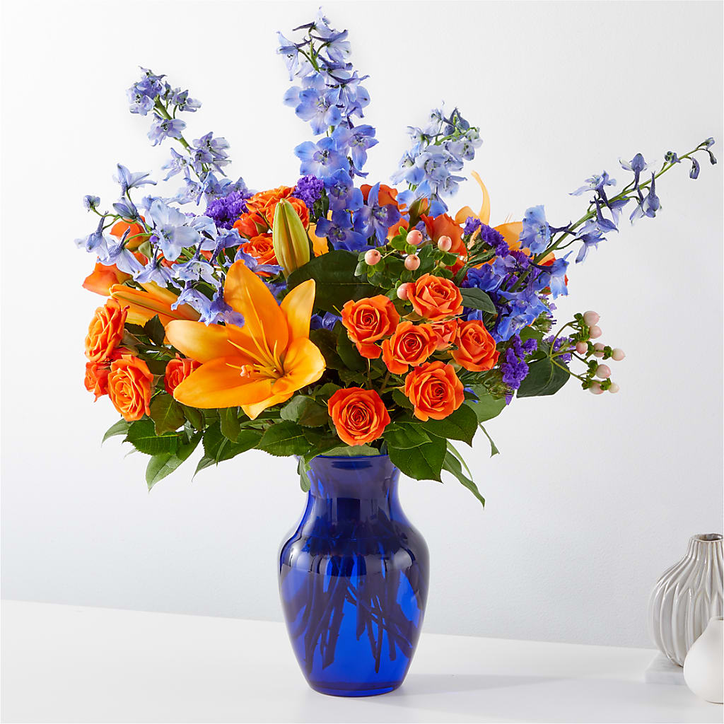 Radiant Citrus Bouquet – Willow Blooms Floral, Marlin TX