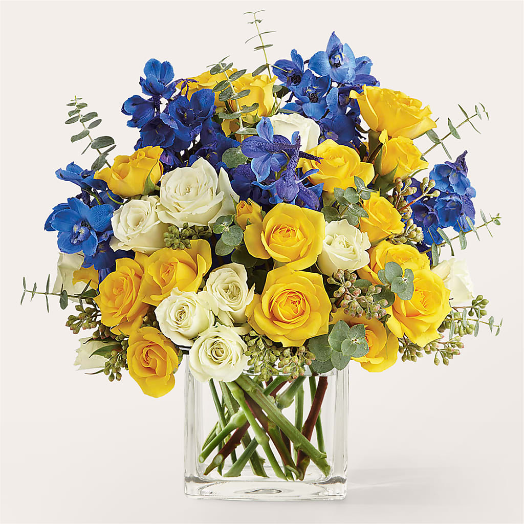 Sparkling Citrine Bouquet – Willow Blooms Floral, Marlin TX