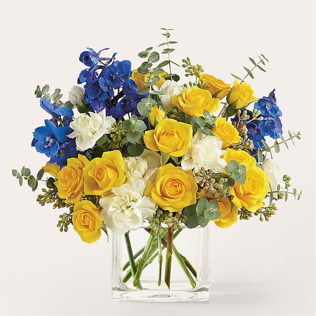 Sparkling Citrine Bouquet – Willow Blooms Floral, Marlin TX
