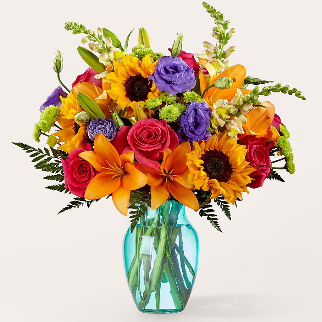 Double Rainbow Bouquet – Willow Blooms Floral, Marlin TX