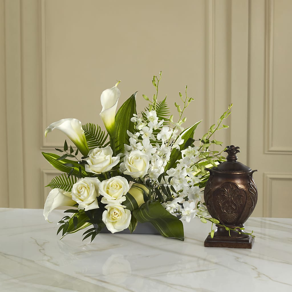 At Peace Arrangement – Willow Blooms Floral, Marlin TX