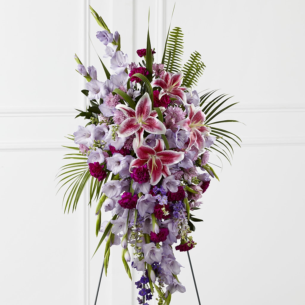 Tender Touch Standing Spray – Willow Blooms Floral, Marlin TX