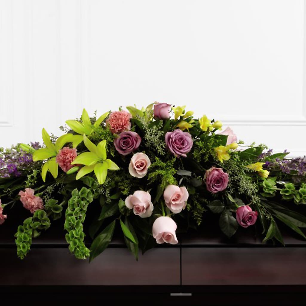 Forever Beloved Casket Spray – Willow Blooms Floral, Marlin TX