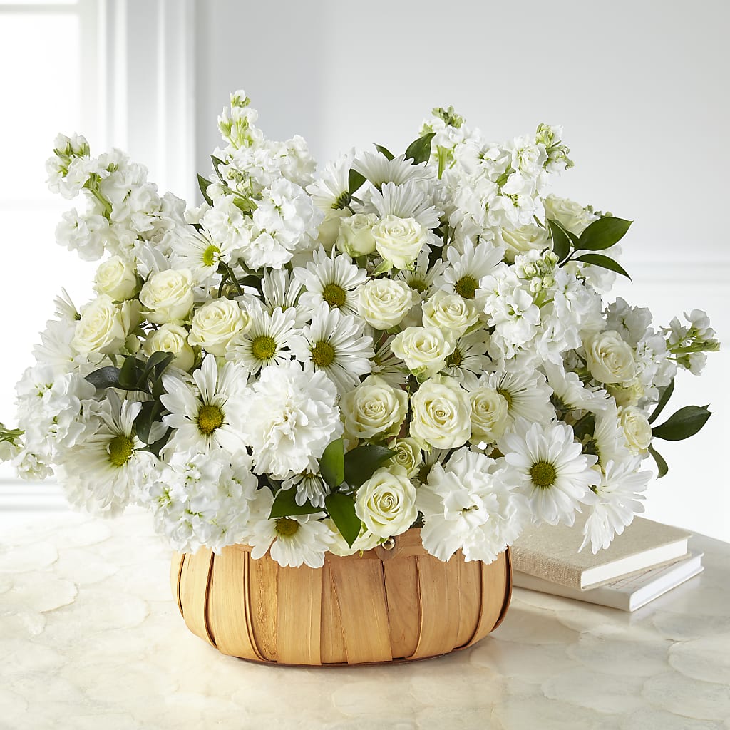 Graceful Garden Basket – Willow Blooms Floral, Marlin TX