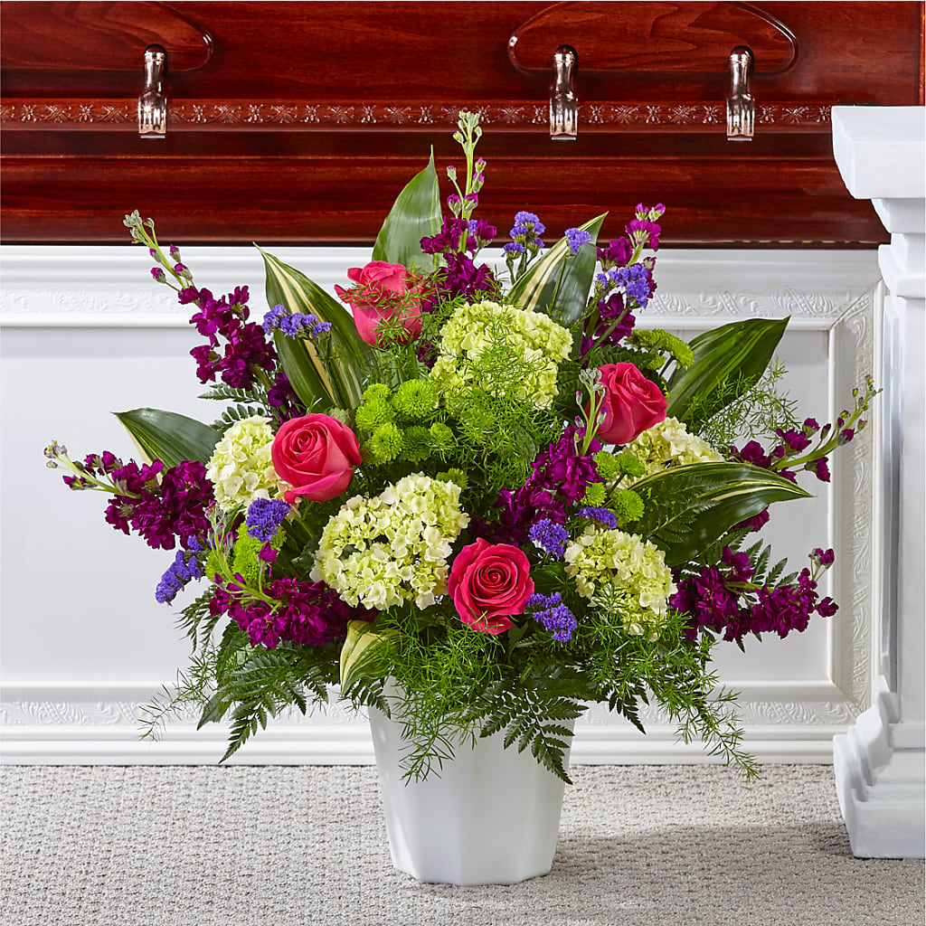 Beautiful Horizons Floor Basket – Willow Blooms Floral, Marlin TX