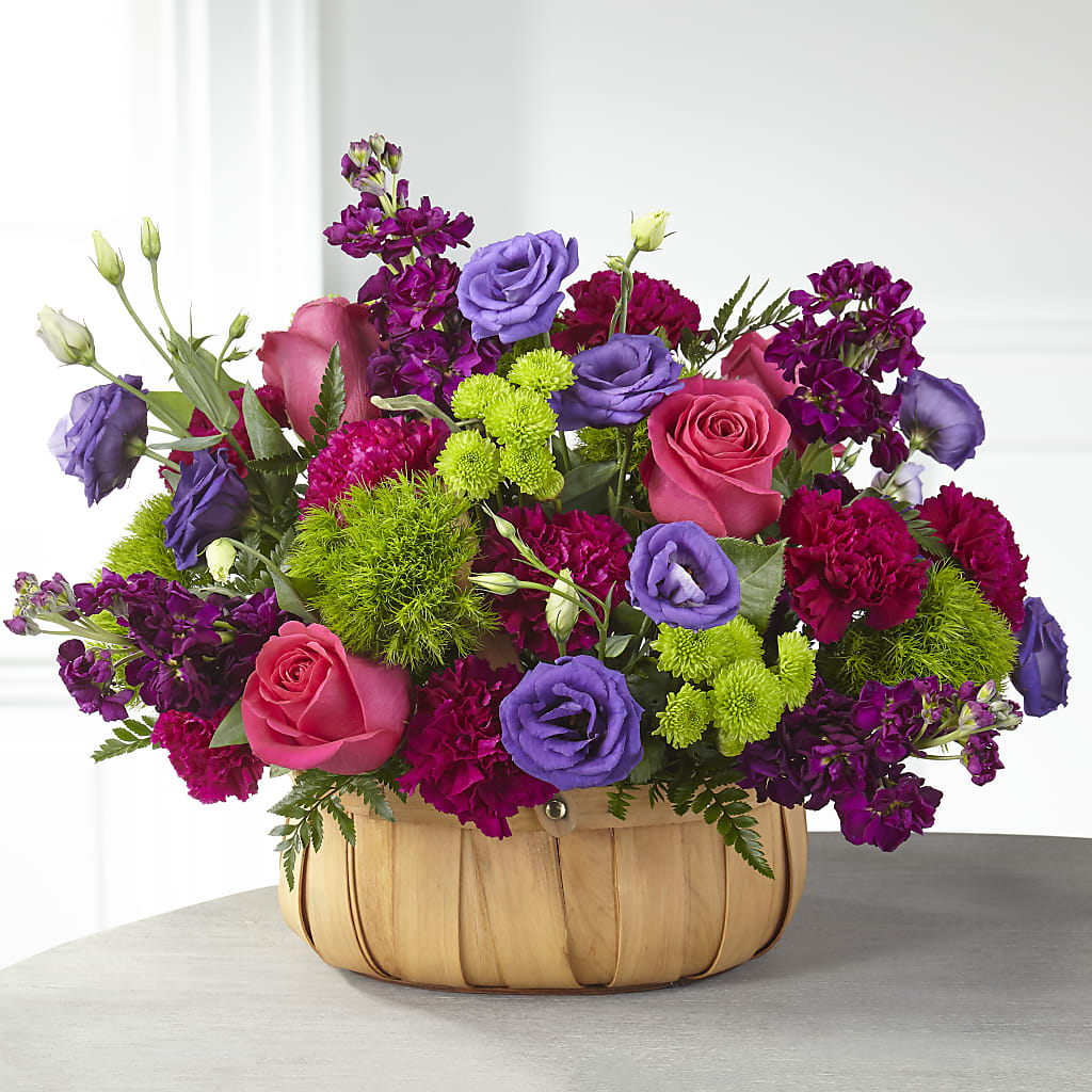 Serene Sanctuary Basket – Willow Blooms Floral, Marlin TX