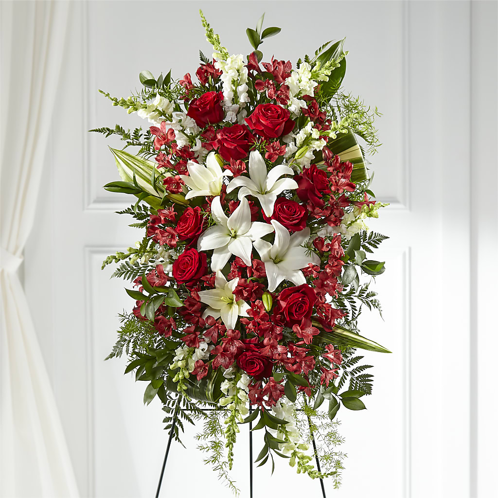 Everlasting Memory Standing Spray – Willow Blooms Floral, Marlin TX