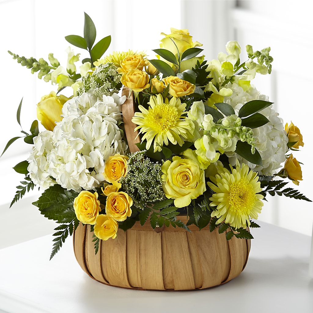 Rustic Remembrance Basket – Willow Blooms Floral, Marlin TX