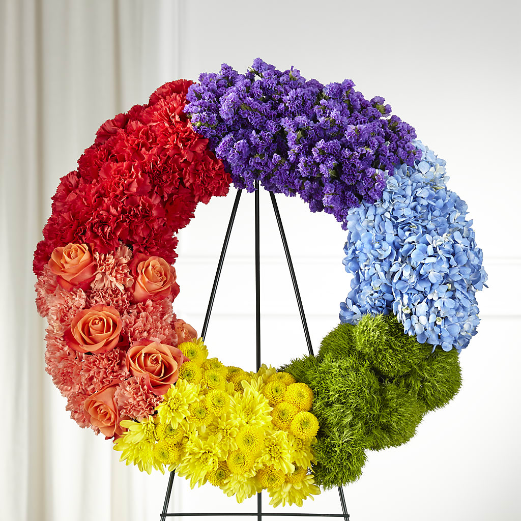 Circle of Love Wreath – Willow Blooms Floral, Marlin TX