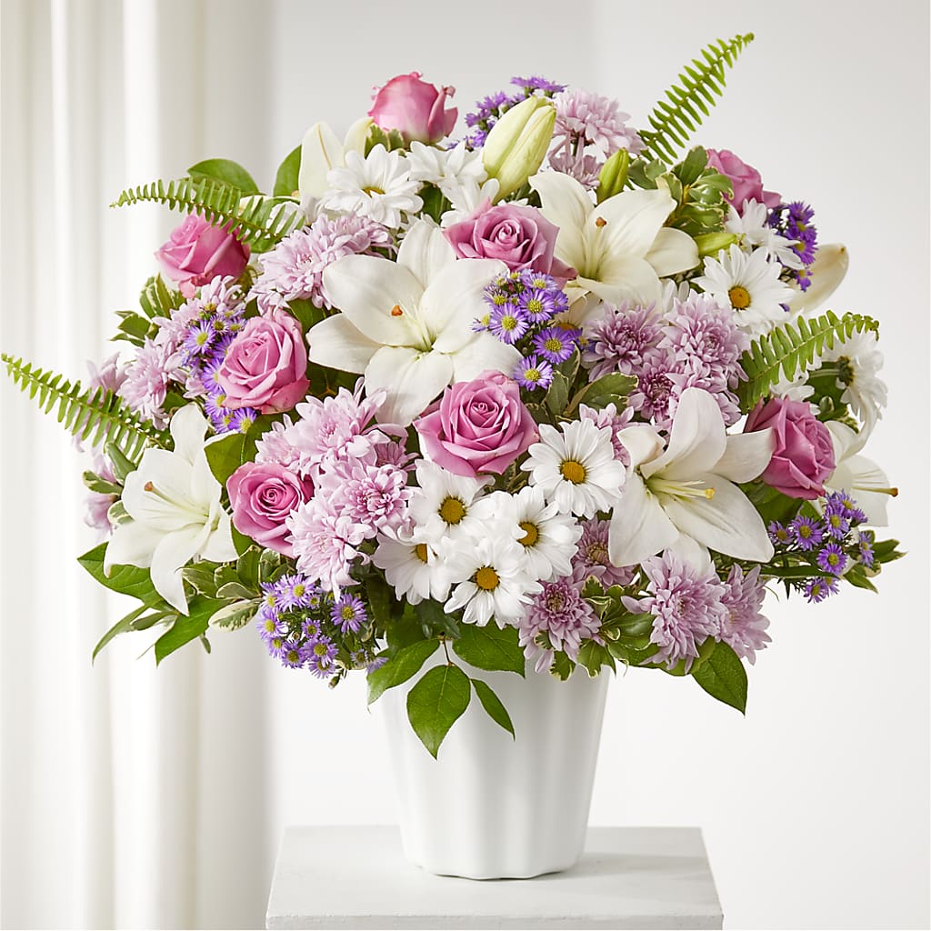 Warmest Thoughts Tabletop Basket – Willow Blooms Floral, Marlin TX