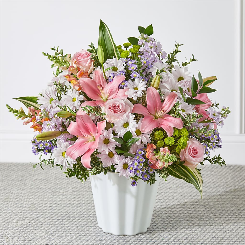 Abundant Compassion Floor Basket – Willow Blooms Floral, Marlin TX