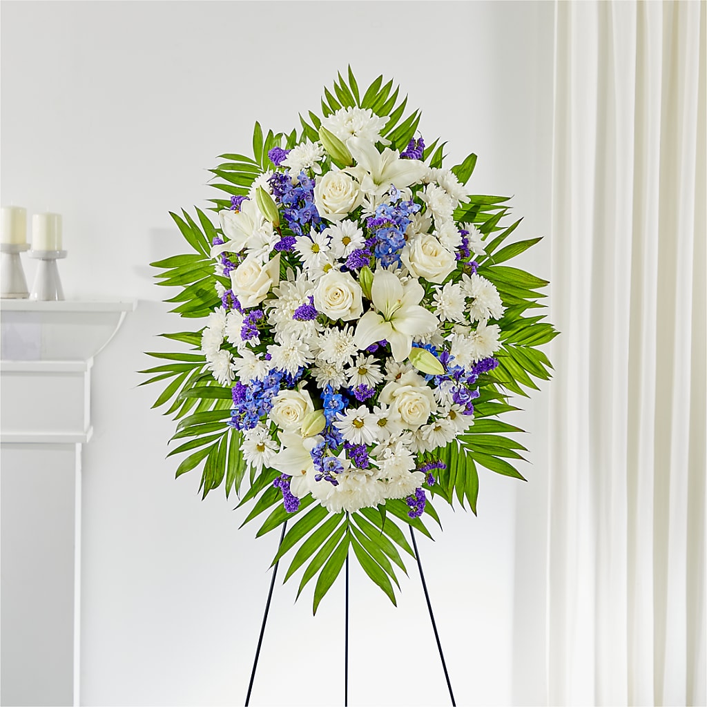At Rest Standing Spray – Willow Blooms Floral, Marlin TX
