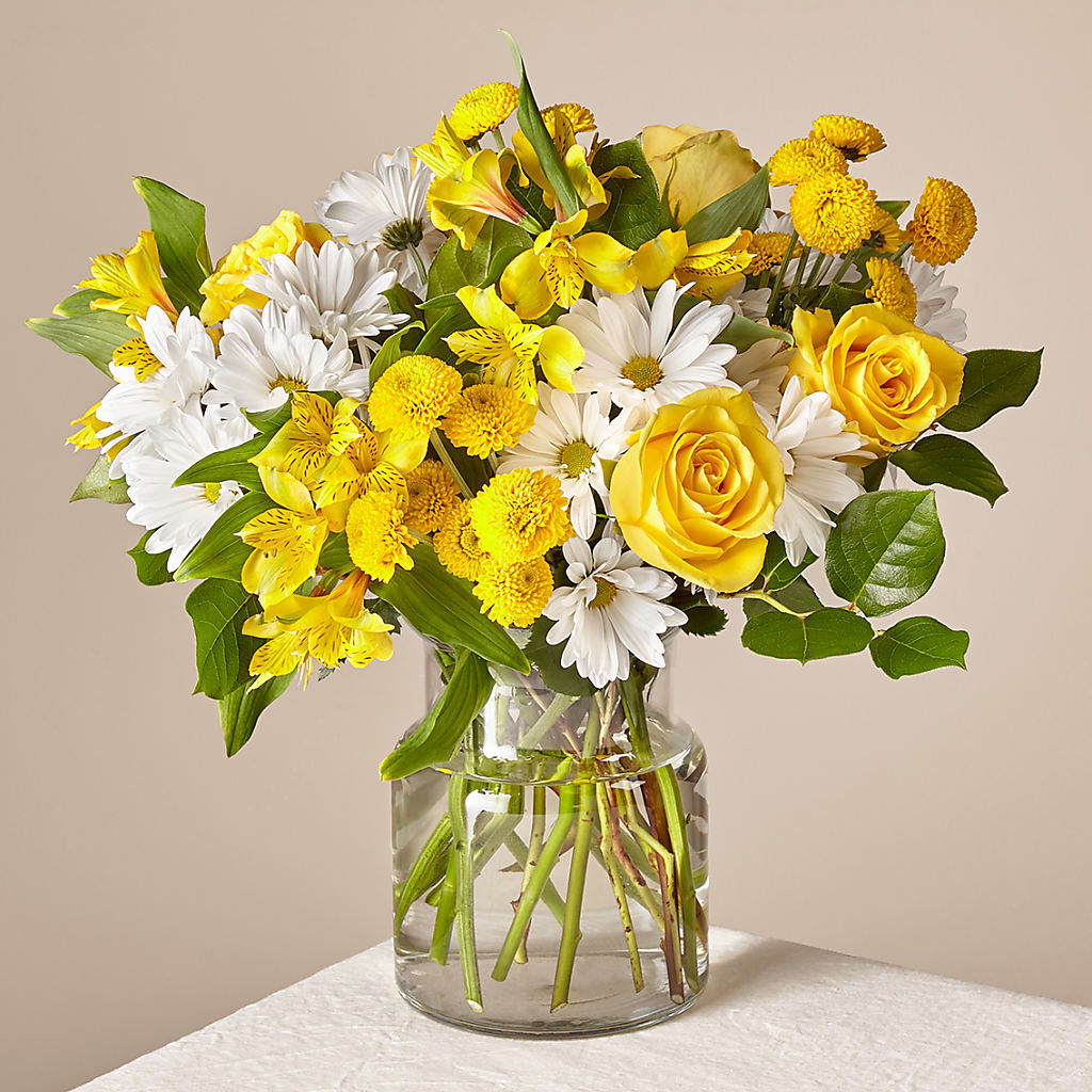 Sunny Sentiments Bouquet – Willow Blooms Floral, Marlin TX