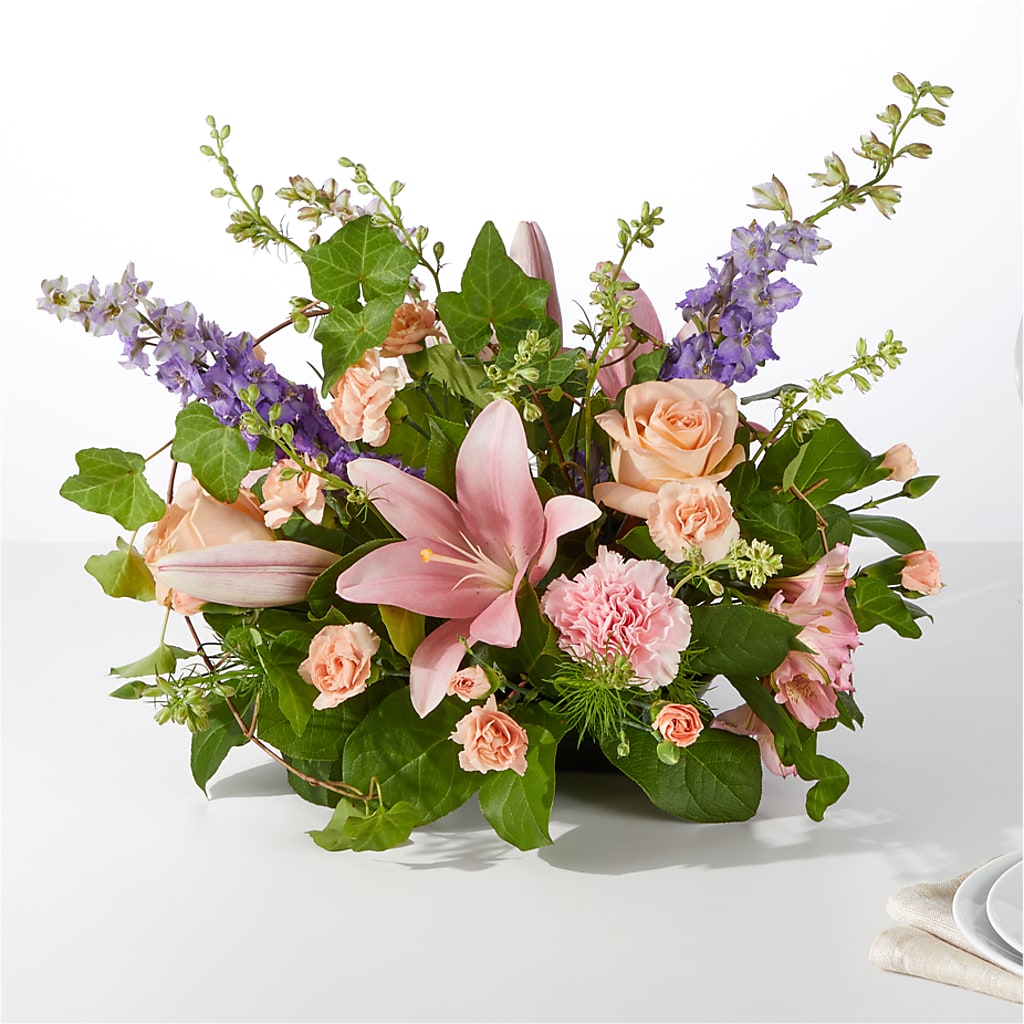 Blossom Time Centerpiece – Willow Blooms Floral, Marlin TX