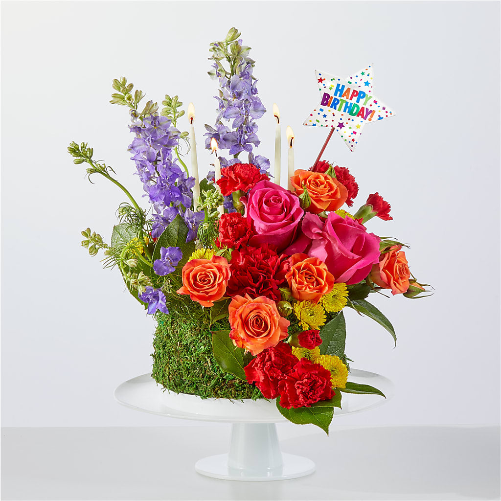 Best Year Yet Floral Cake – Willow Blooms Floral, Marlin TX