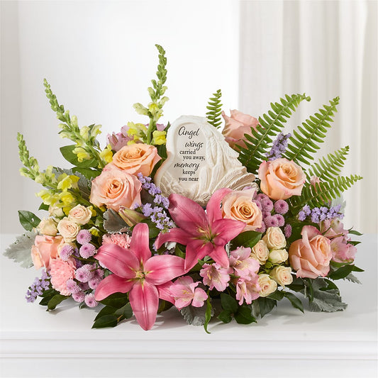 Gentle Light Arrangement –  Willow Blooms Floral, Marlin TX