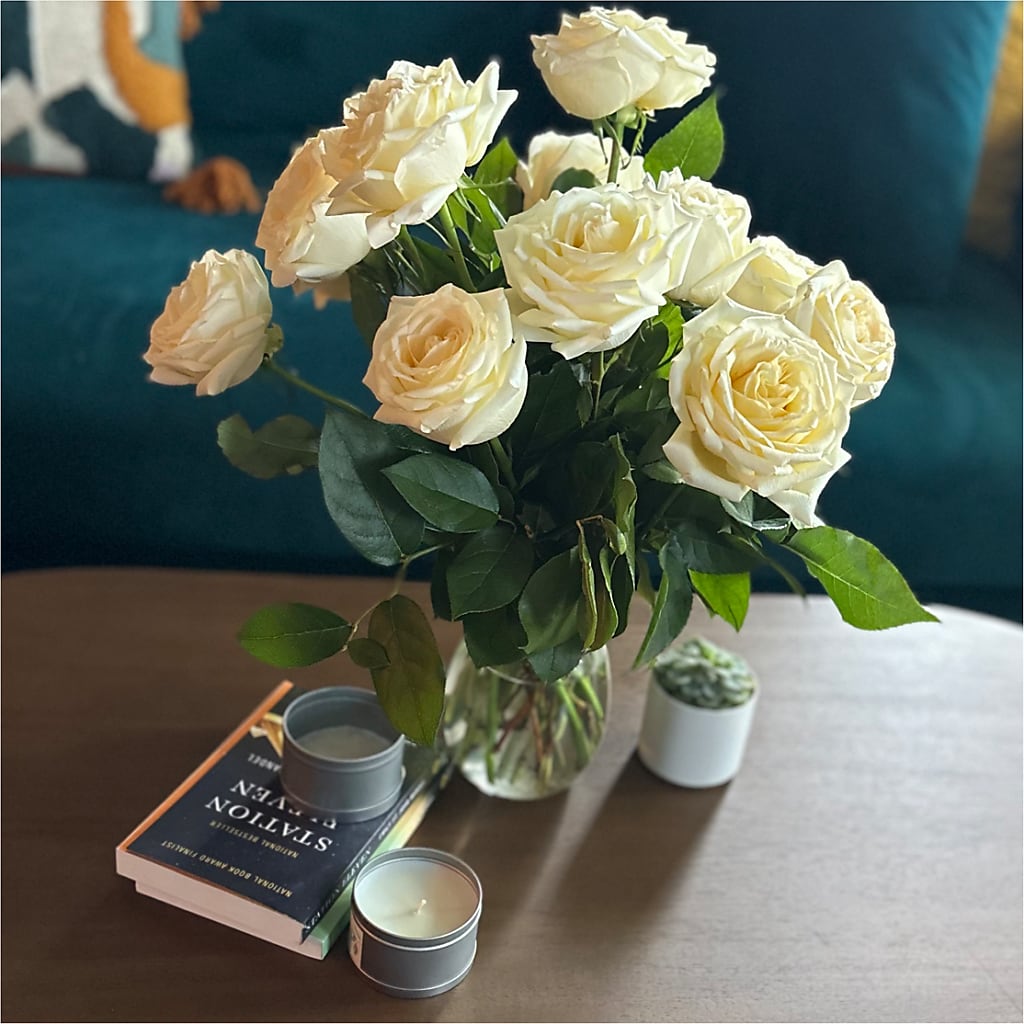 Long Stem Yellow Rose Bouquet –  Willow Blooms Floral, Marlin TX