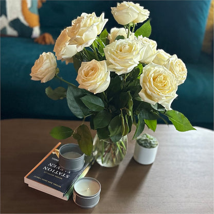 Long Stem Yellow Rose Bouquet –  Willow Blooms Floral, Marlin TX