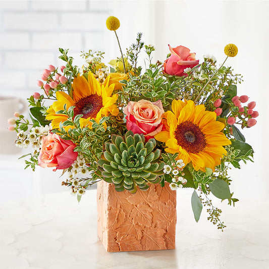 Sunflower Season Bouquet –  Willow Blooms Floral, Marlin TX