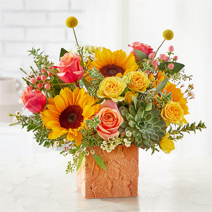 Sunflower Season Bouquet –  Willow Blooms Floral, Marlin TX