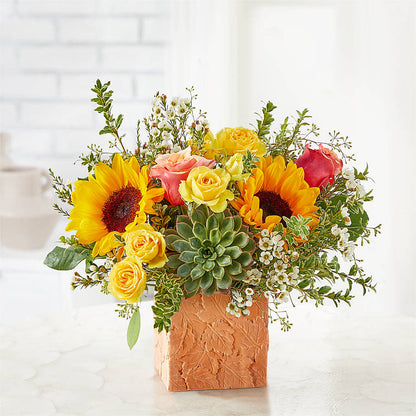 Sunflower Season Bouquet –  Willow Blooms Floral, Marlin TX