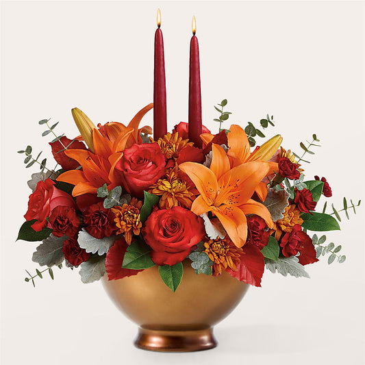 Fruits of Fall Centerpiece –  Willow Blooms Floral, Marlin TX