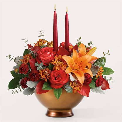 Fruits of Fall Centerpiece –  Willow Blooms Floral, Marlin TX