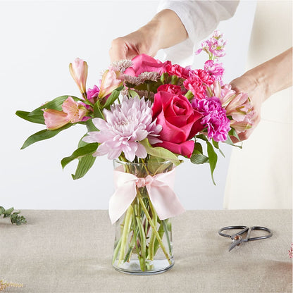 Pink Ribbon - A Florist Original –  Willow Blooms Floral, Marlin TX