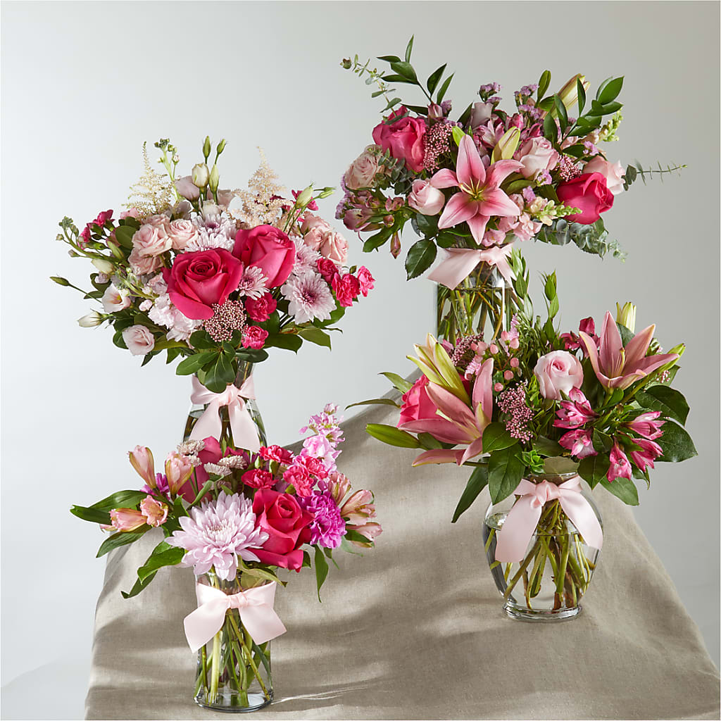 Pink Ribbon - A Florist Original –  Willow Blooms Floral, Marlin TX