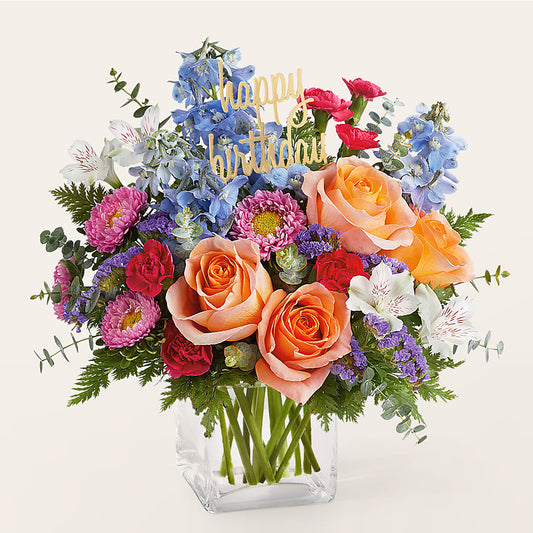 Birthday Bash Bouquet –  Willow Blooms Floral, Marlin TX
