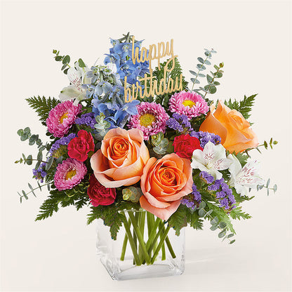 Birthday Bash Bouquet –  Willow Blooms Floral, Marlin TX
