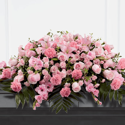 Garden of Comfort Casket Spray (Standard) –  Willow Blooms Floral, Marlin TX