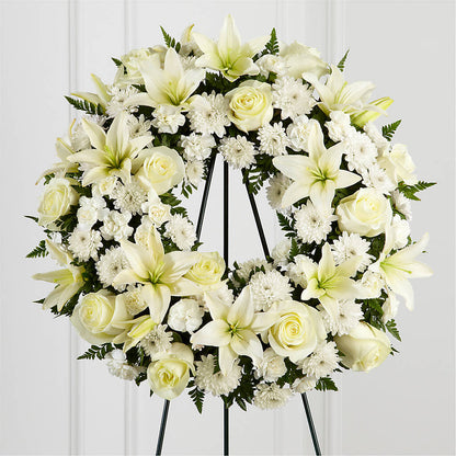 Treasured Tribute Wreath –  Willow Blooms Floral, Marlin TX