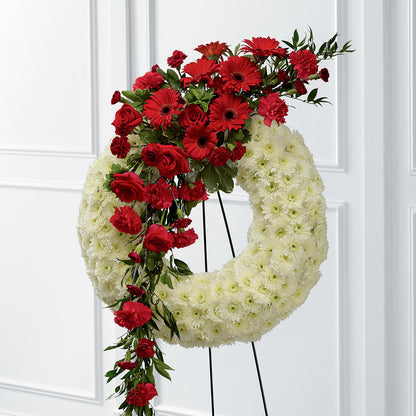 Graceful Tribute Wreath –  Willow Blooms Floral, Marlin TX