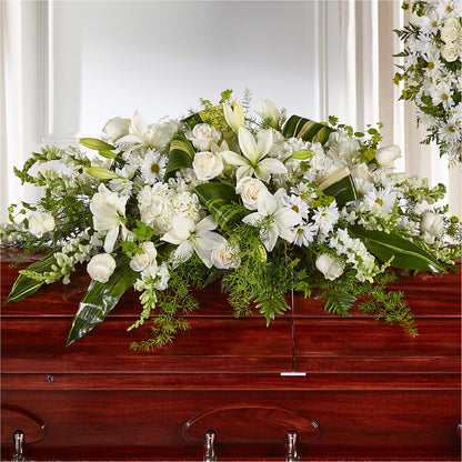 Abundance Casket Spray –  Willow Blooms Floral, Marlin TX