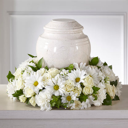Ivory Gardens Cremation Adornment –  Willow Blooms Floral, Marlin TX