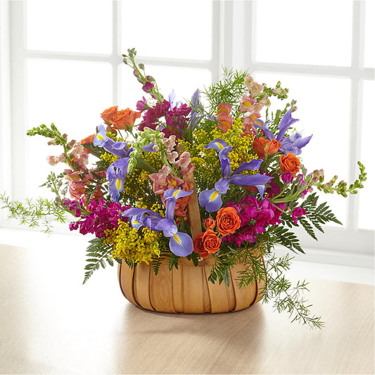 Garden of Life Basket –  Willow Blooms Floral, Marlin TX