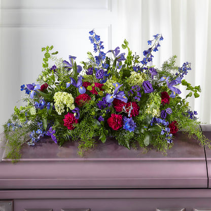 Always Treasured Casket Spray –  Willow Blooms Floral, Marlin TX
