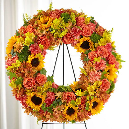 Autumnal Memories Wreath (Standard) –  Willow Blooms Floral, Marlin TX