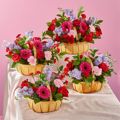 Pink Picnic Basket –  Willow Blooms Floral, Marlin TX