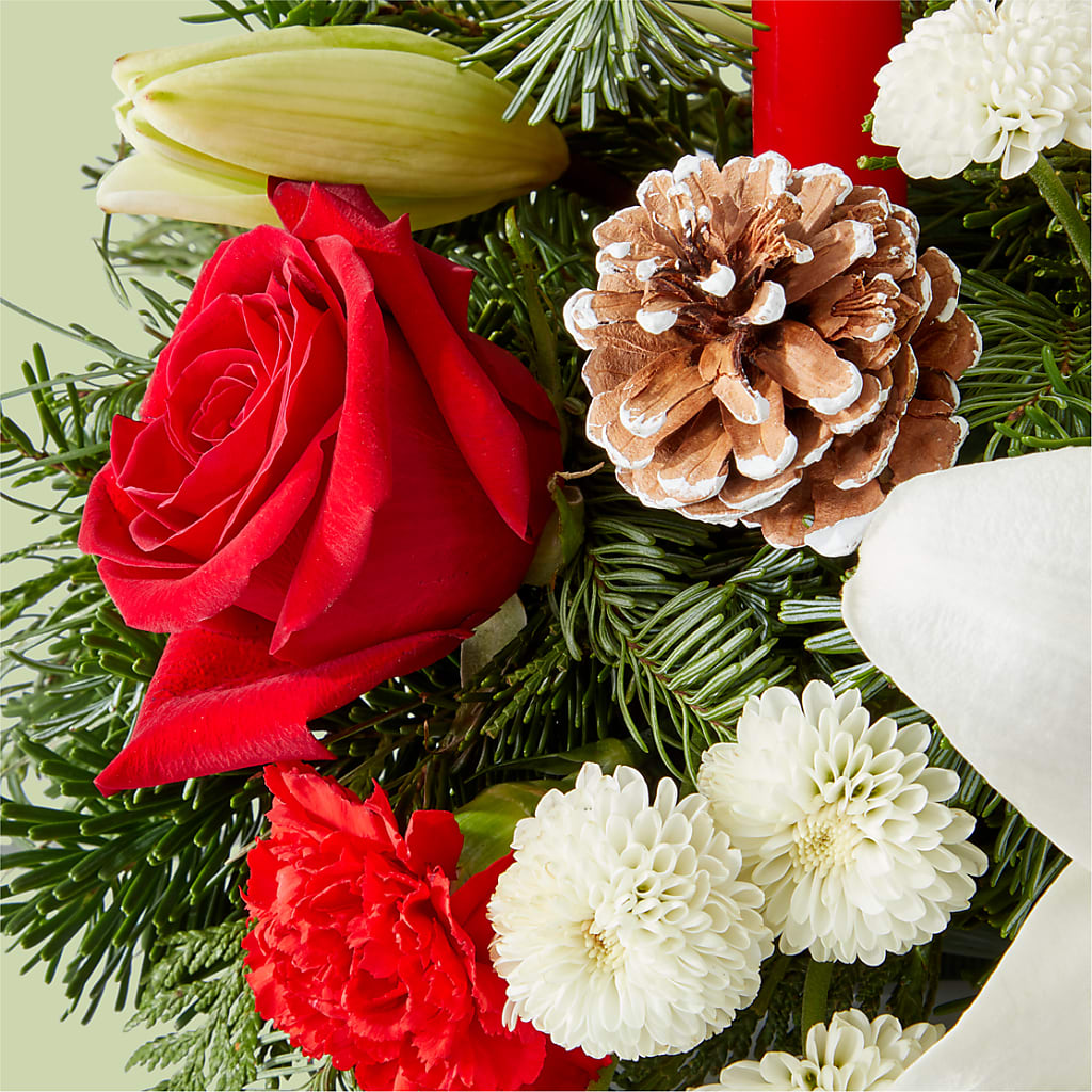 Seasonal Festivities Centerpiece –  Willow Blooms Floral, Marlin TX