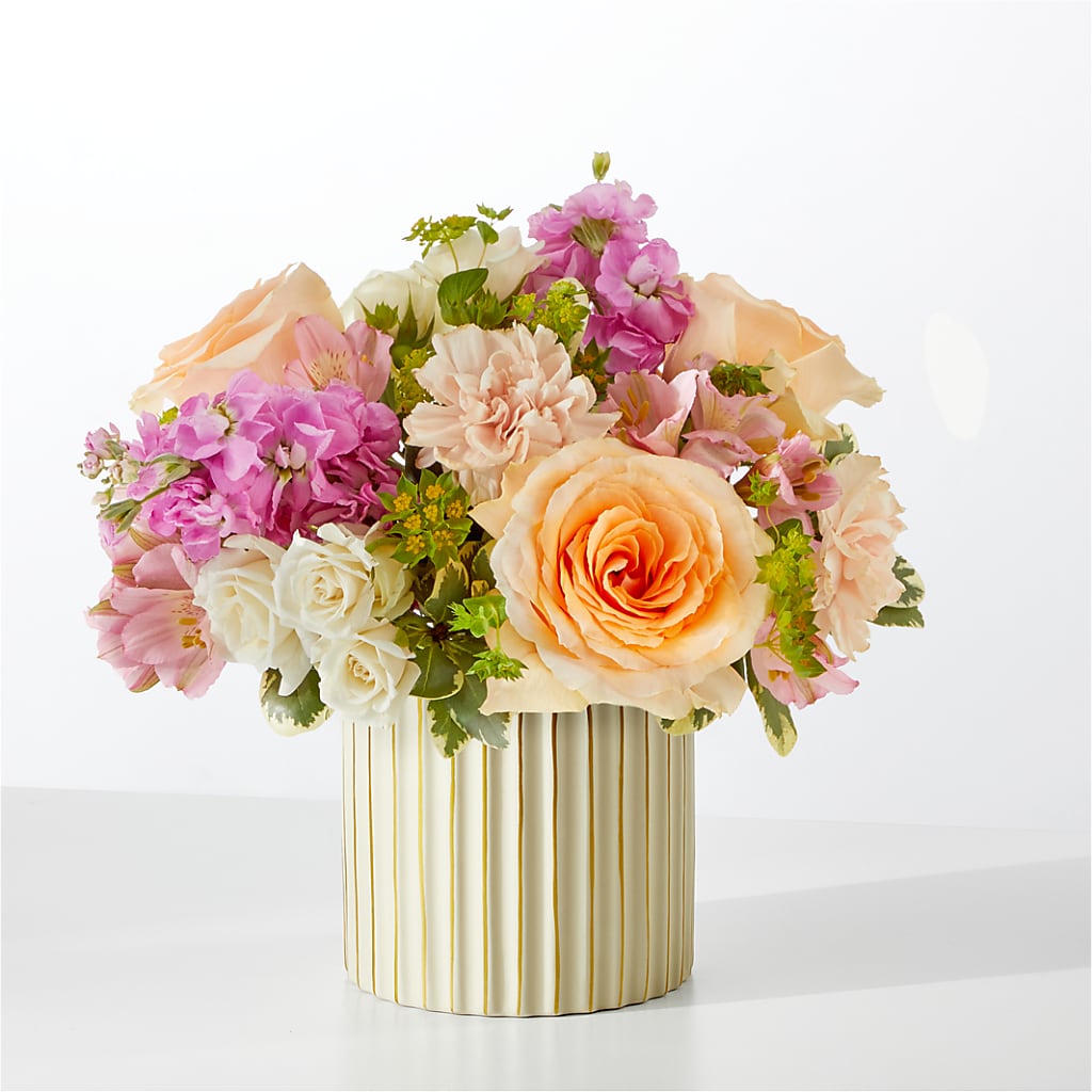 Paradise Bouquet with Ivory Vase –  Willow Blooms Floral, Marlin TX
