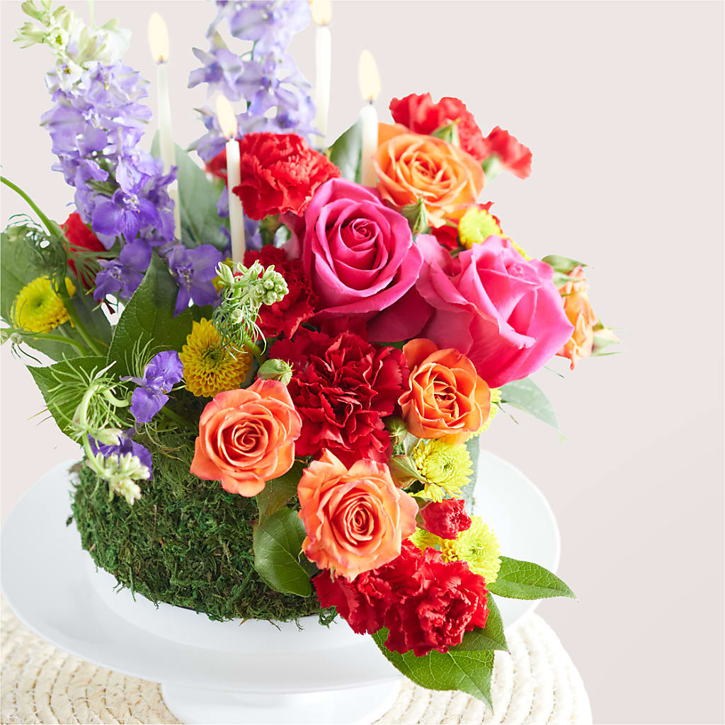 Best Year Yet Floral Cake –  Willow Blooms Floral, Marlin TX