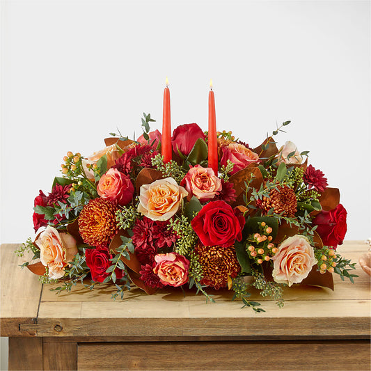 Gather Near Centerpiece –  Willow Blooms Floral, Marlin TX