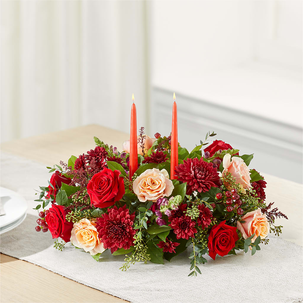 Most Thankful Centerpiece –  Willow Blooms Floral, Marlin TX